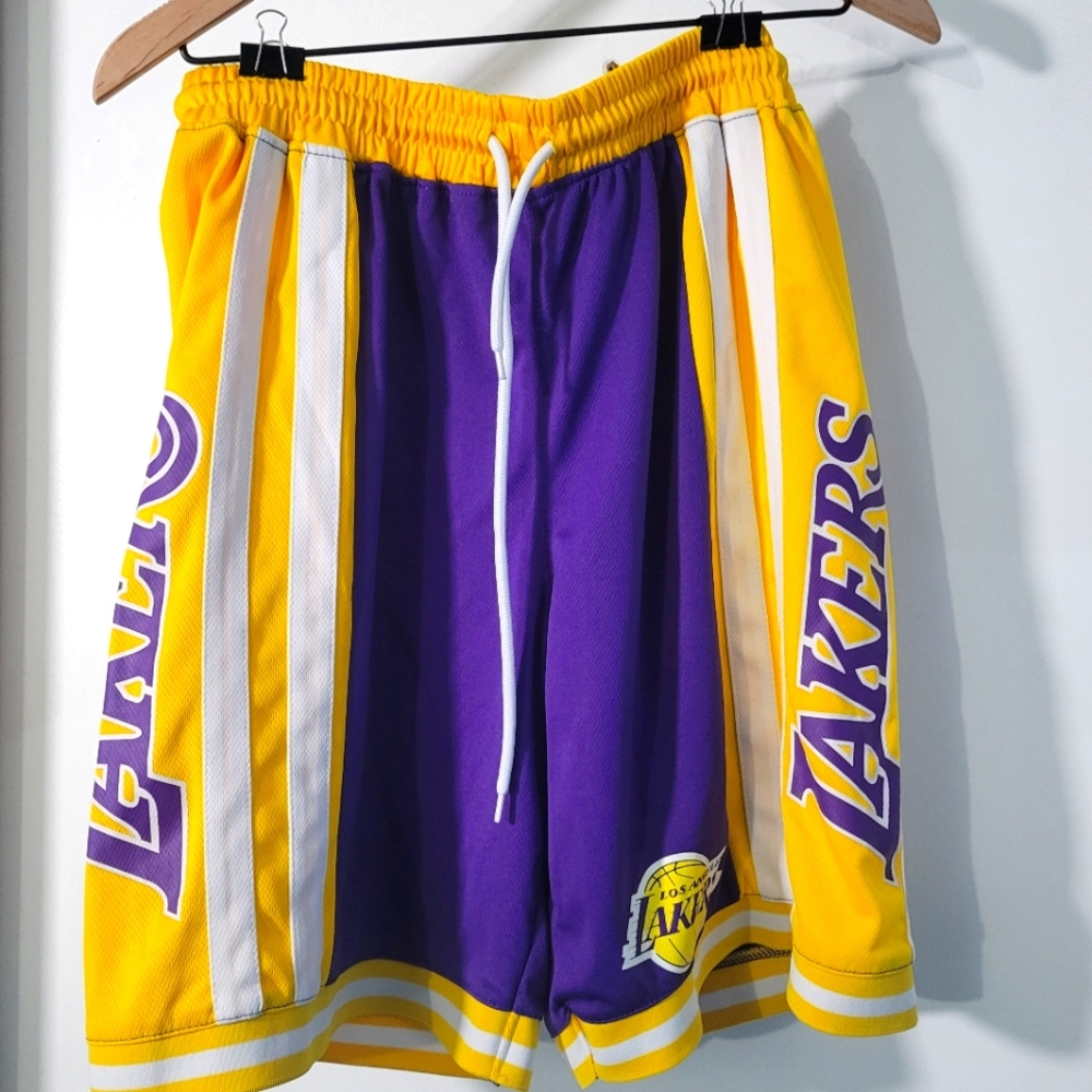 Los Angeles Lakers NBA Basketball Shorts Mens M 🔥🔥
